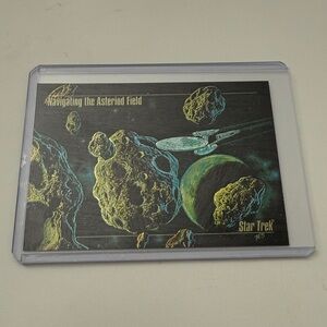 1993 Skybox Masters Series Spectra Star Trek Navigating the Asteroid Field #S-3
